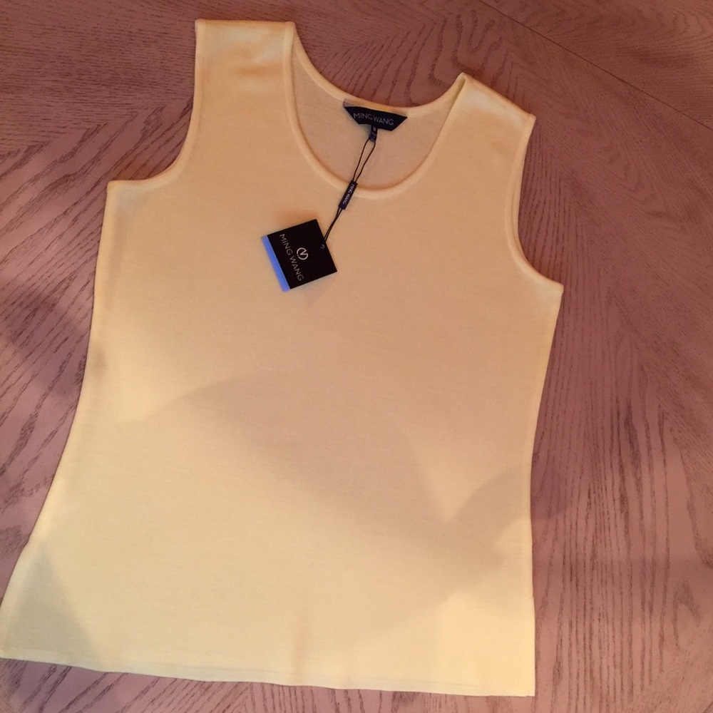 Ming Wang sleeveless top